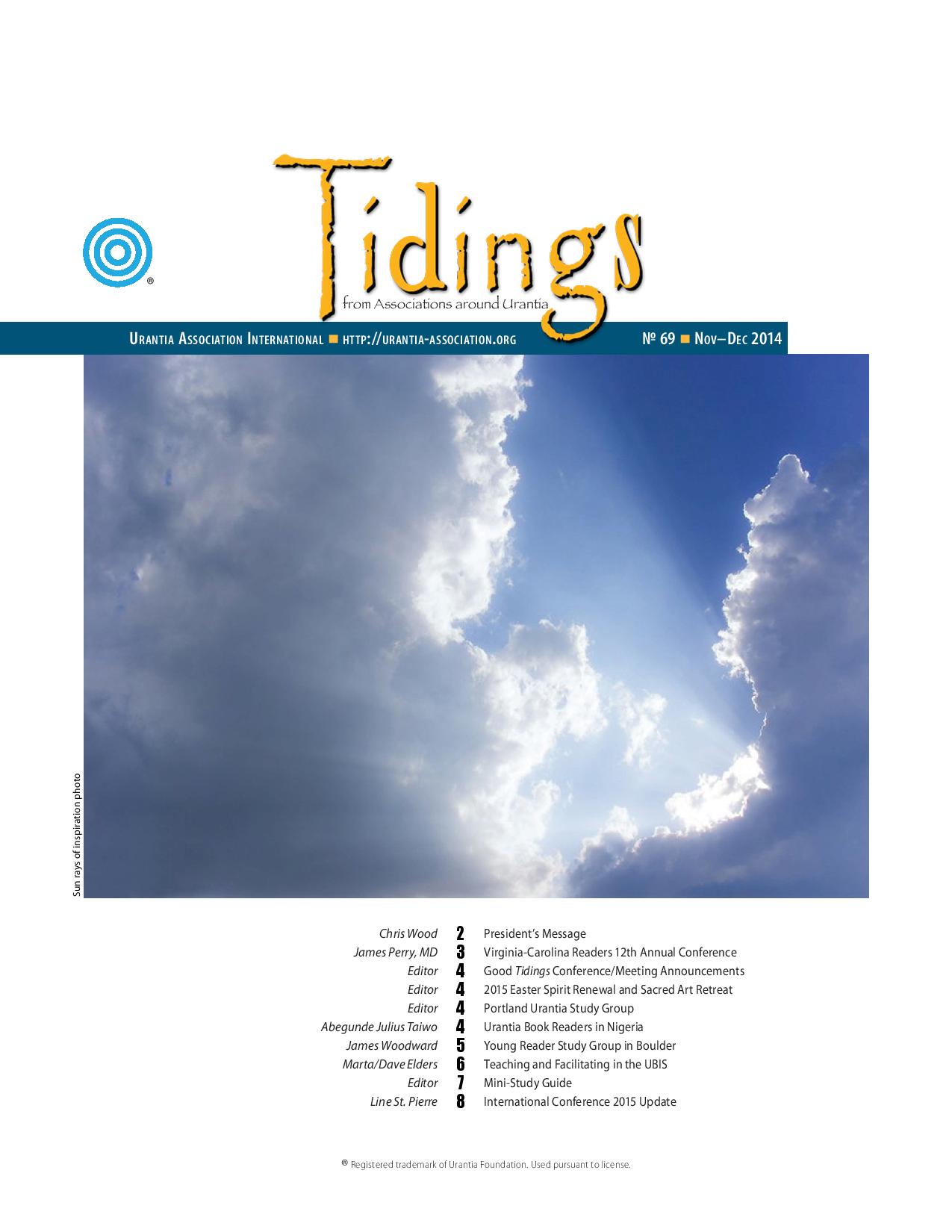 UAI-Tidings 2014 - No. 69