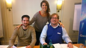 German meeting-Alexander, Sandra and Christian