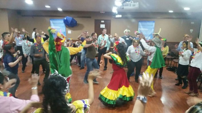 Bogota Conf-group dancing