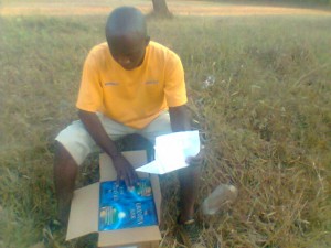 Malawi-Checking the books and resting