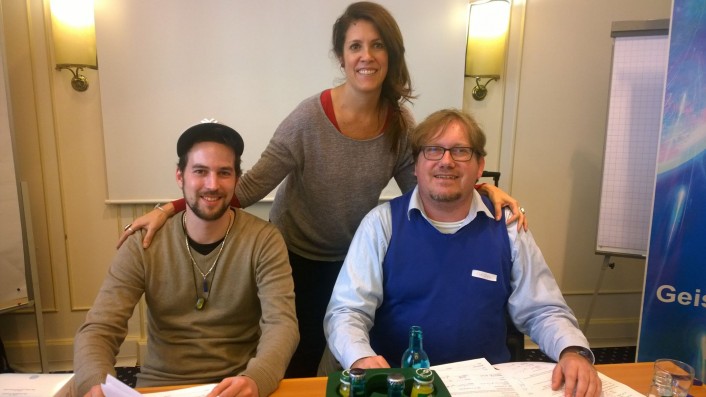 German meeting-Alexander, Sandra and Christian